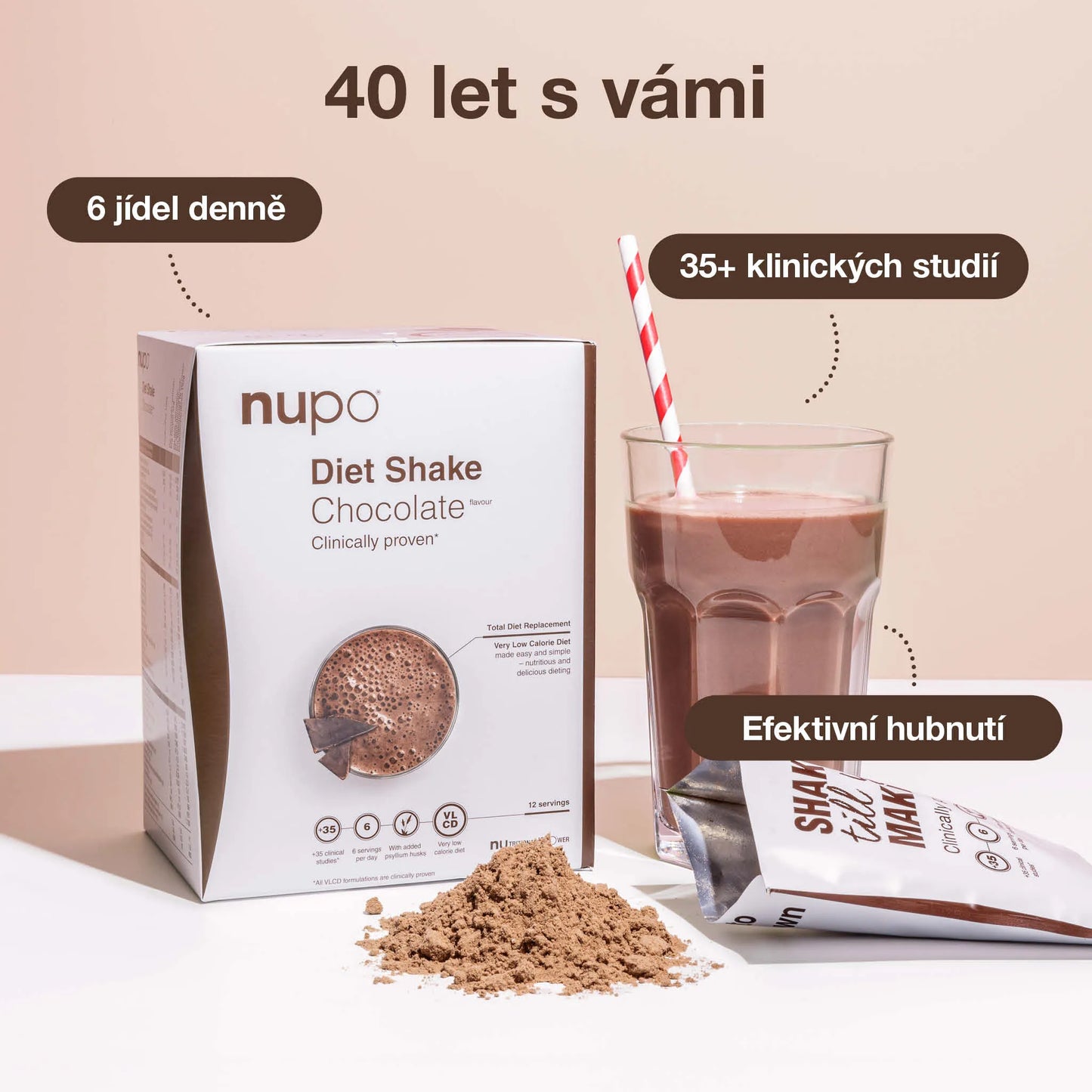NUPO Diet for 4 weeks (168 servings) - I want to like myself
