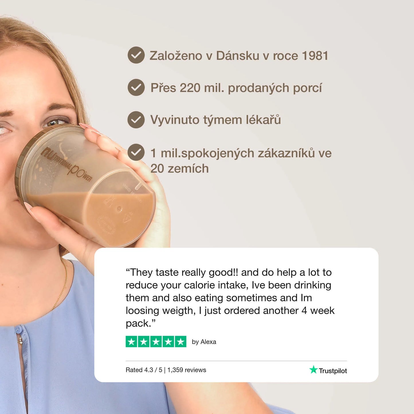 NUPO Dieta - šejk Caffe Latte