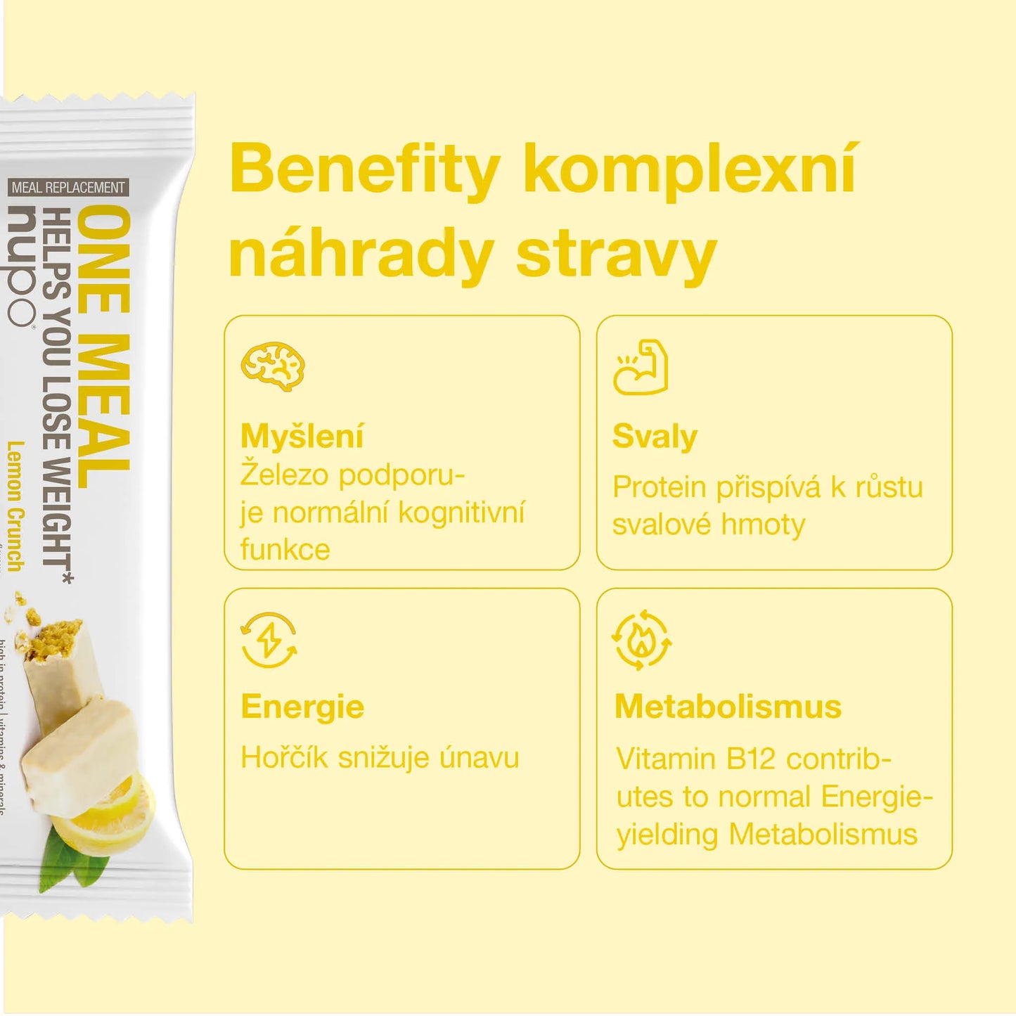 NUPO One Meal Bar Crunchy Lemon