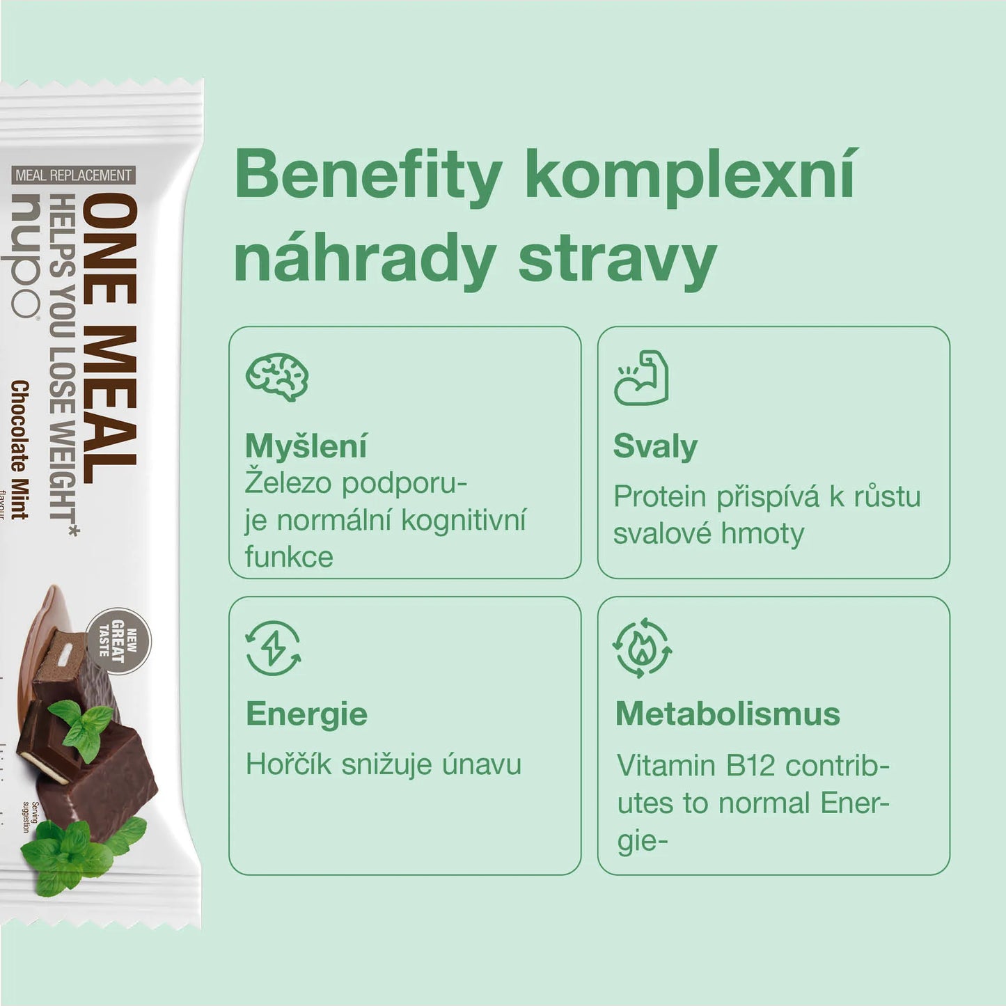 NUPO Bar One Meal Chocolate-mint
