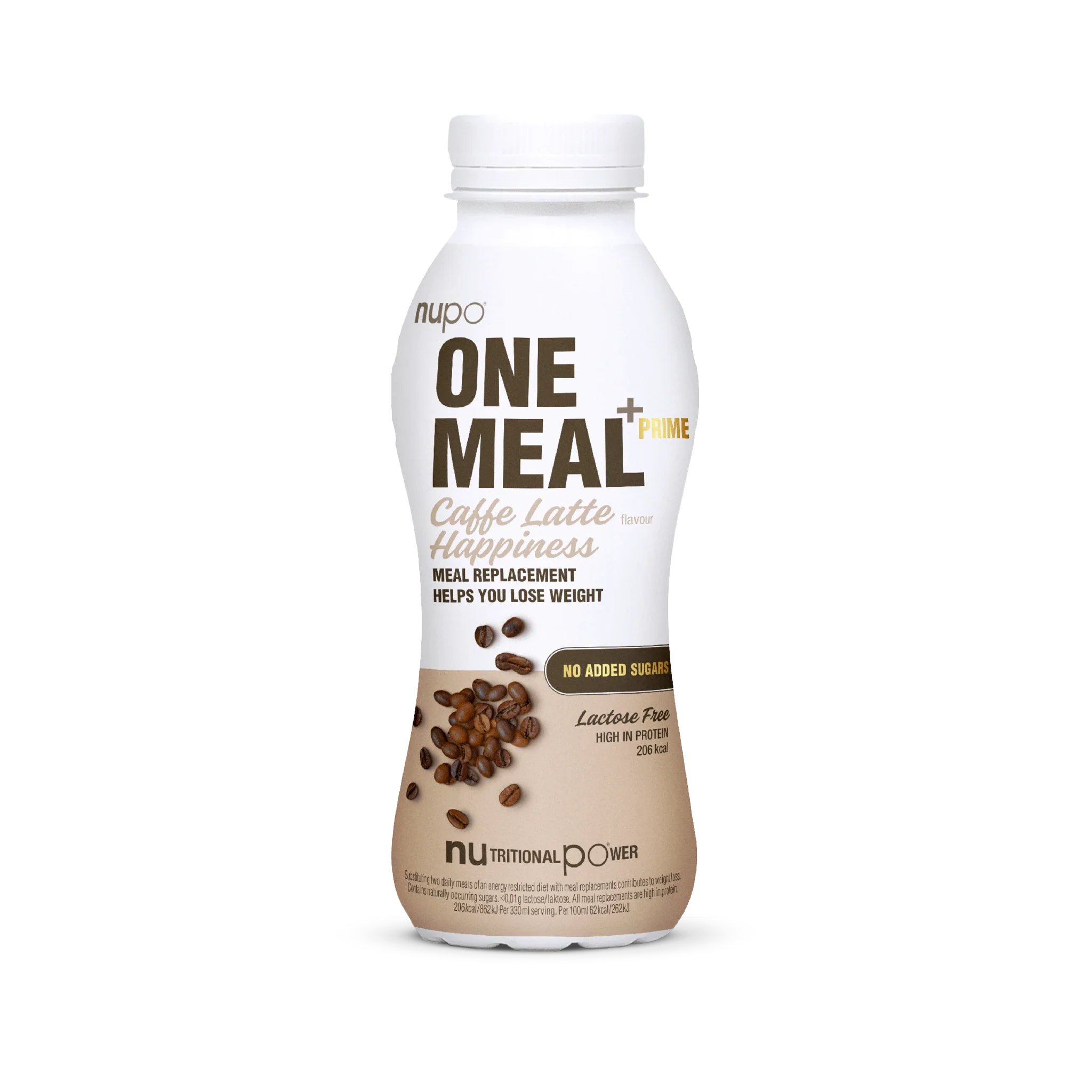 NUPO One Meal +Prime nápoj Caffe Latte - bez laktózy