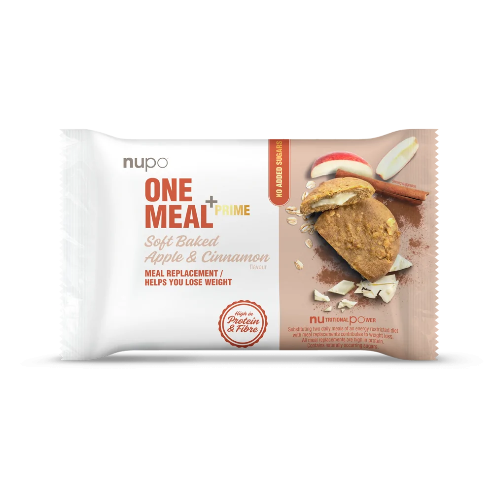 NUPO Koláček ONE MEAL +Prime Jablko-skořice