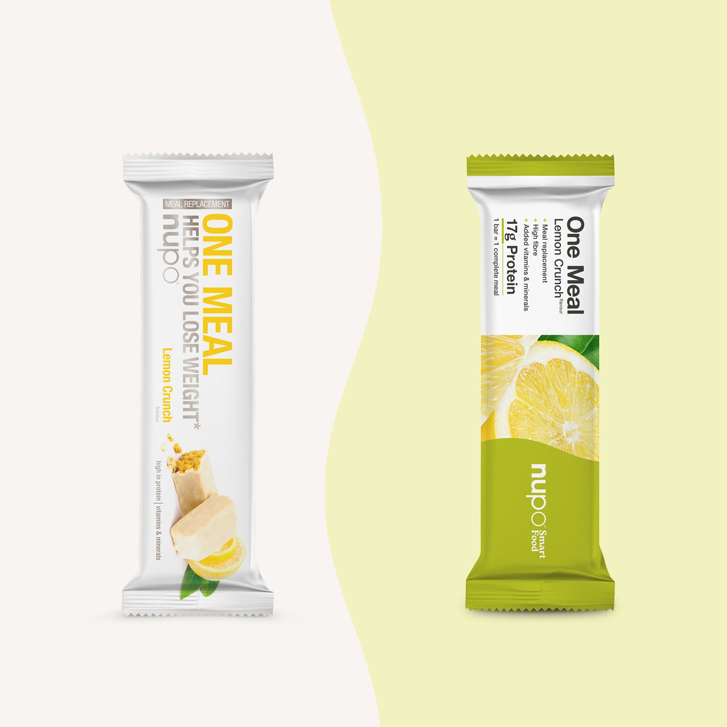 NUPO Tyčinka One Meal Bar Křupavý citron - 15 ks