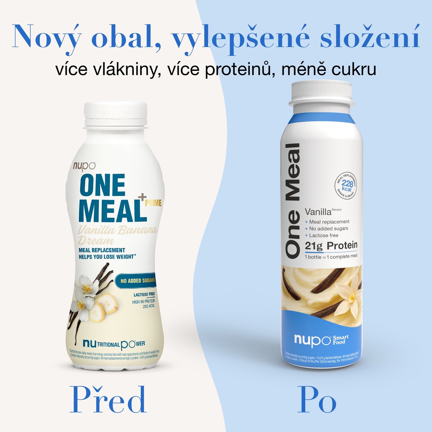 NUPO One Meal +Prime drink Vanilla-Banana - lactose free