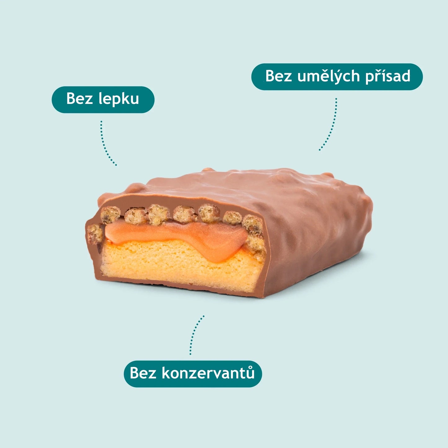 NUPO proteinová tyčinka Slaný karamel