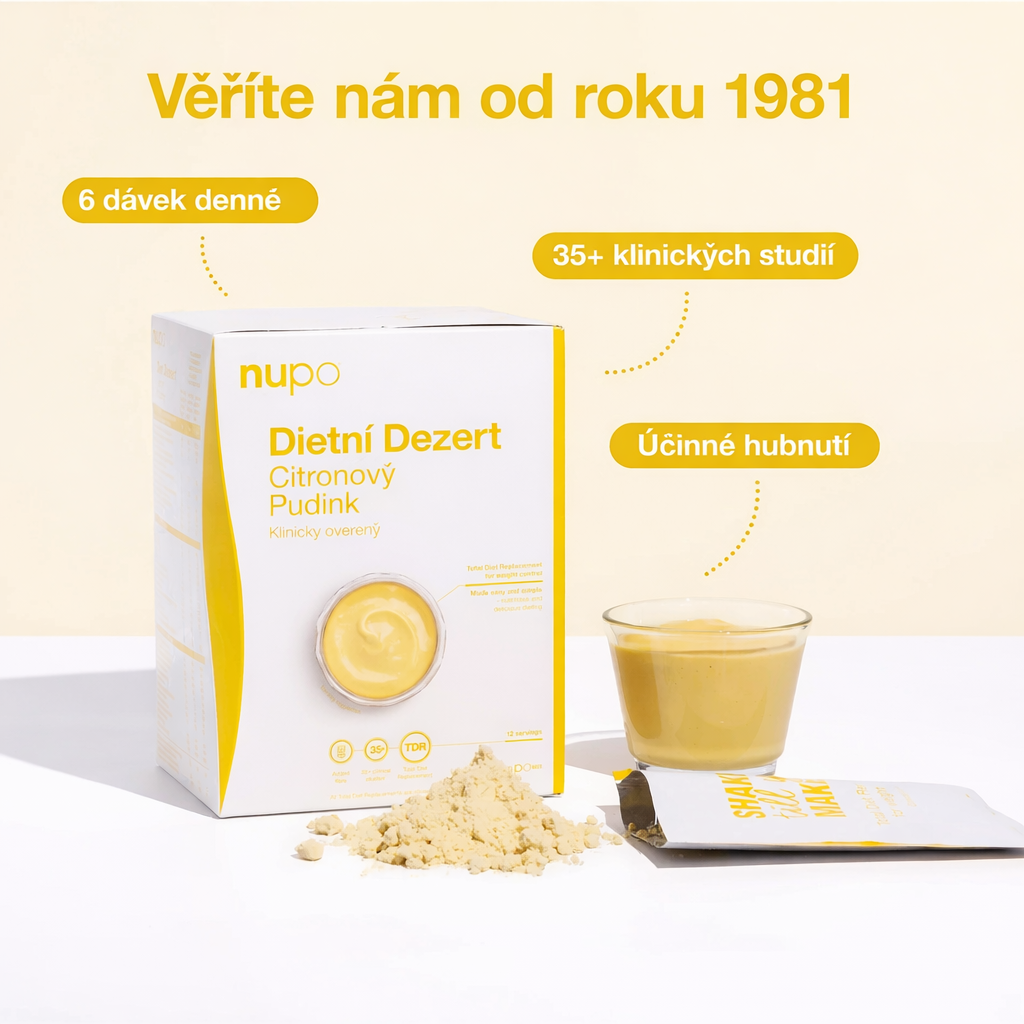 NUPO Dieta - Citronový pudink