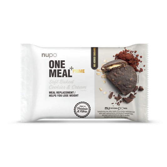 NUPO ONE MEAL Cookie +Prime Cookies &amp; Cream