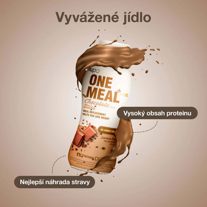 NUPO One Meal +Prime nápoj Čokoláda - bez laktózy