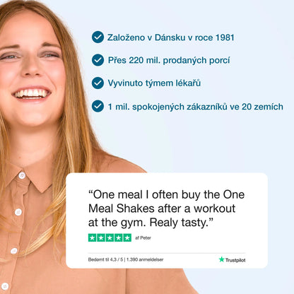 NUPO One Meal +Prime nápoj Vanilka-Banán - bez laktózy