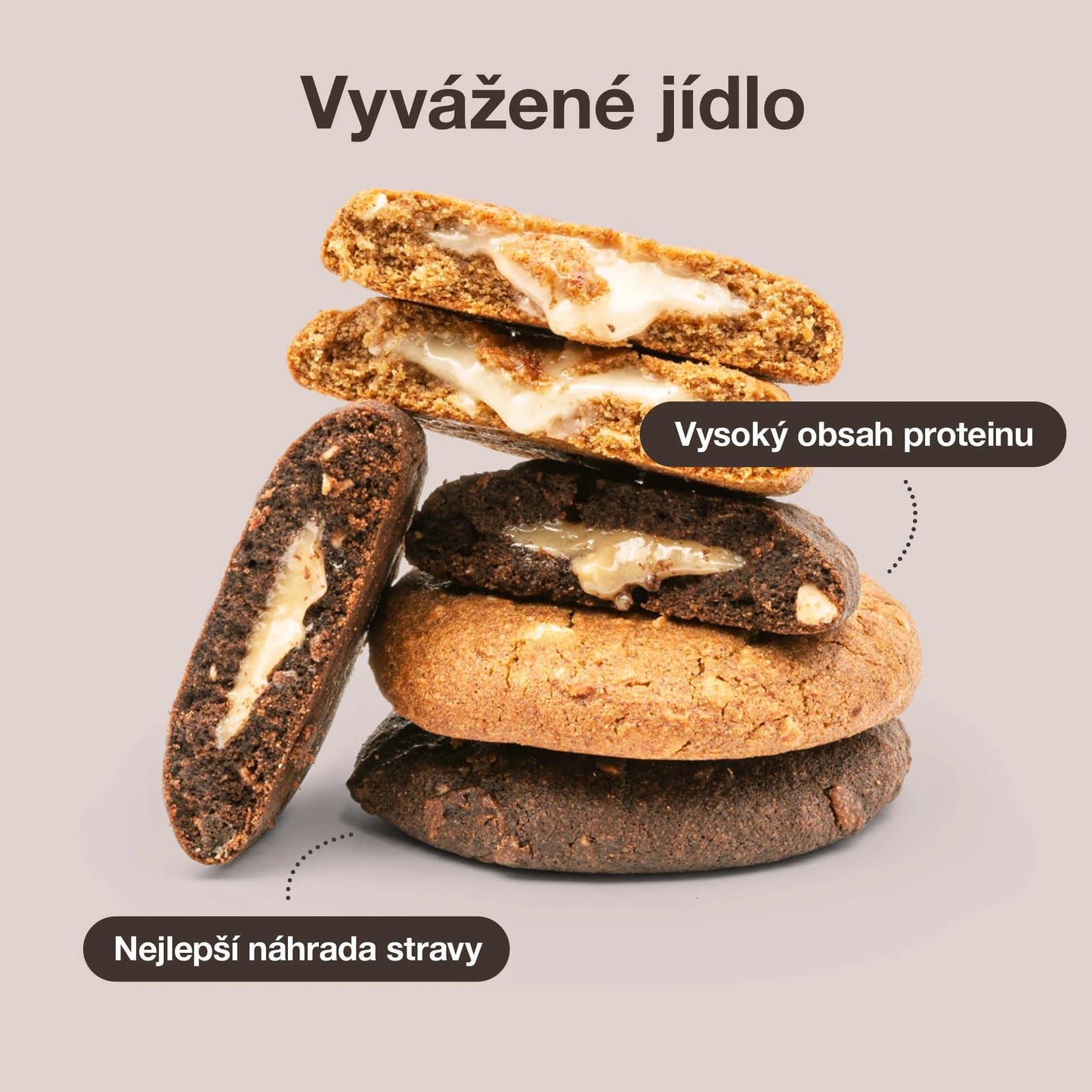 NUPO Koláček ONE MEAL +Prime Cookies & Cream