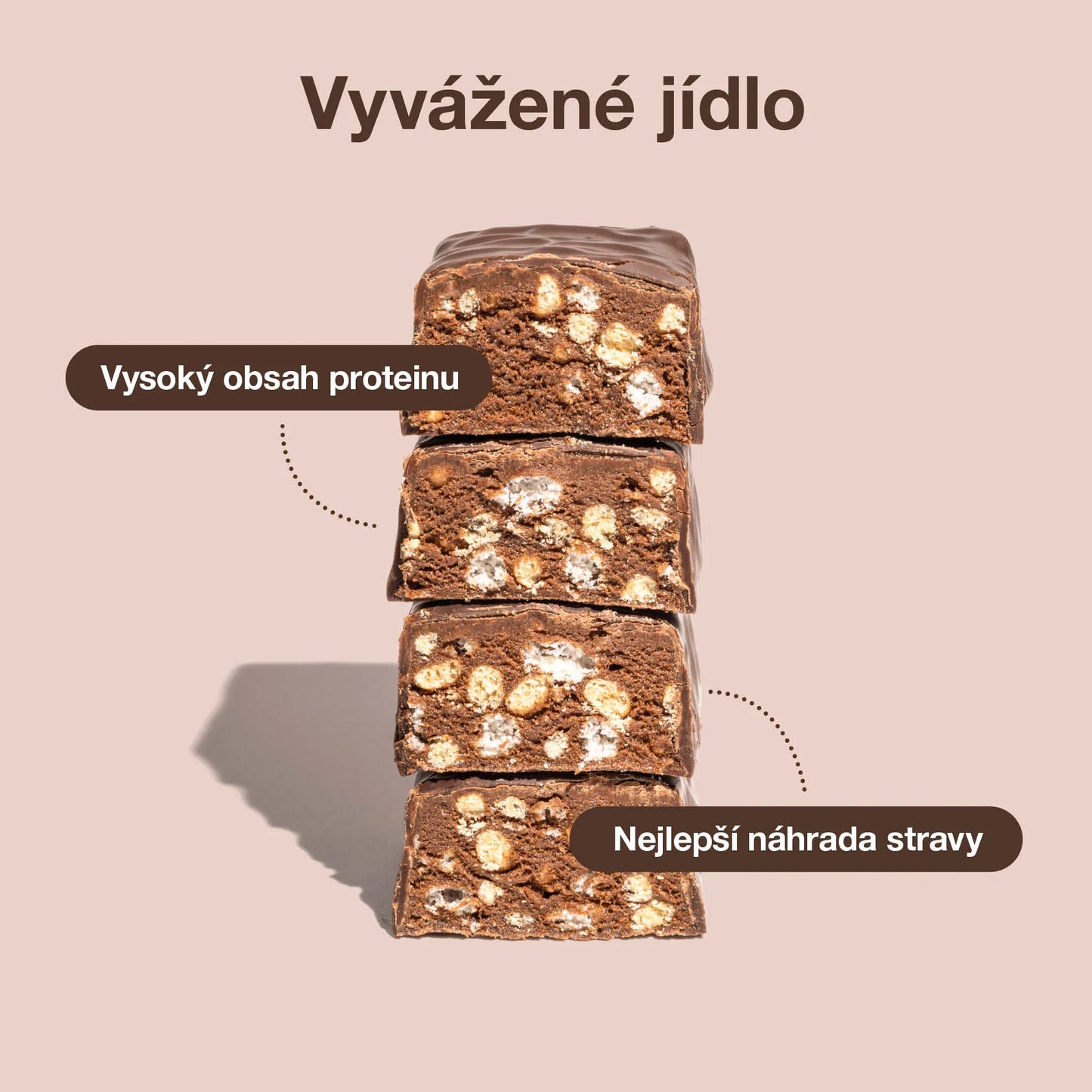 NUPO Tyčinka One Meal Křupavé Brownie