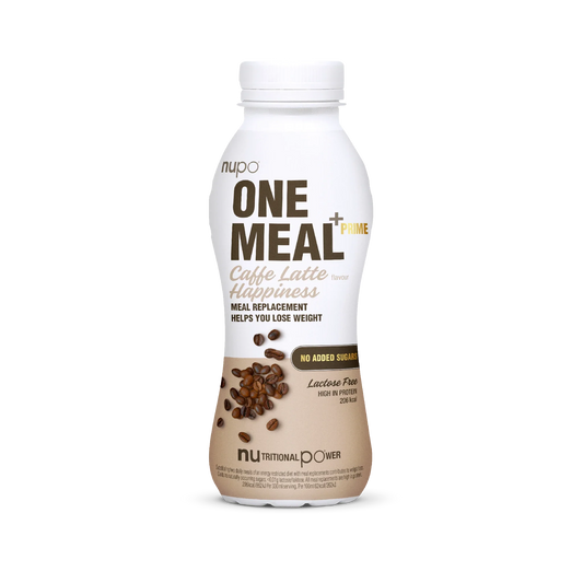 NUPO One Meal +Prime nápoj Caffe Latte - bez laktózy