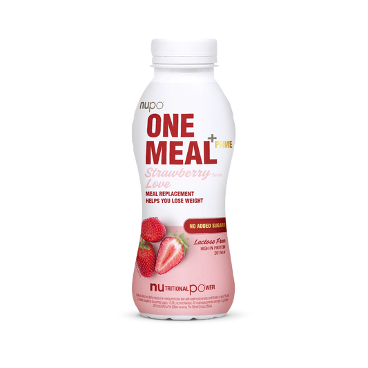 NUPO One Meal +Prime nápoj Jahoda - bez laktózy