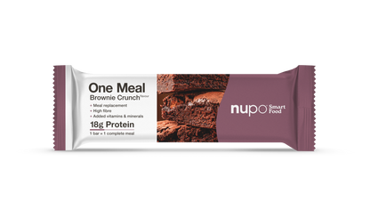 NUPO Tyčinka One Meal Křupavé Brownie - 15 ks