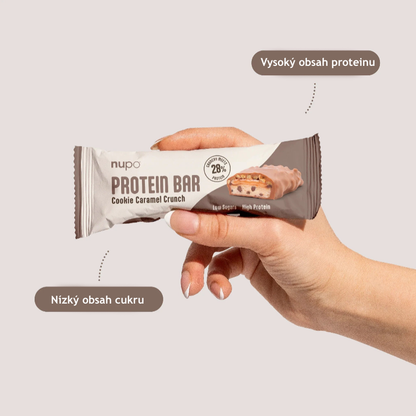 NUPO proteinová tyčinka Cookie Caramel