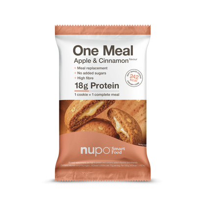 NUPO Koláček ONE MEAL +Prime Jablko-skořice - 12 ks