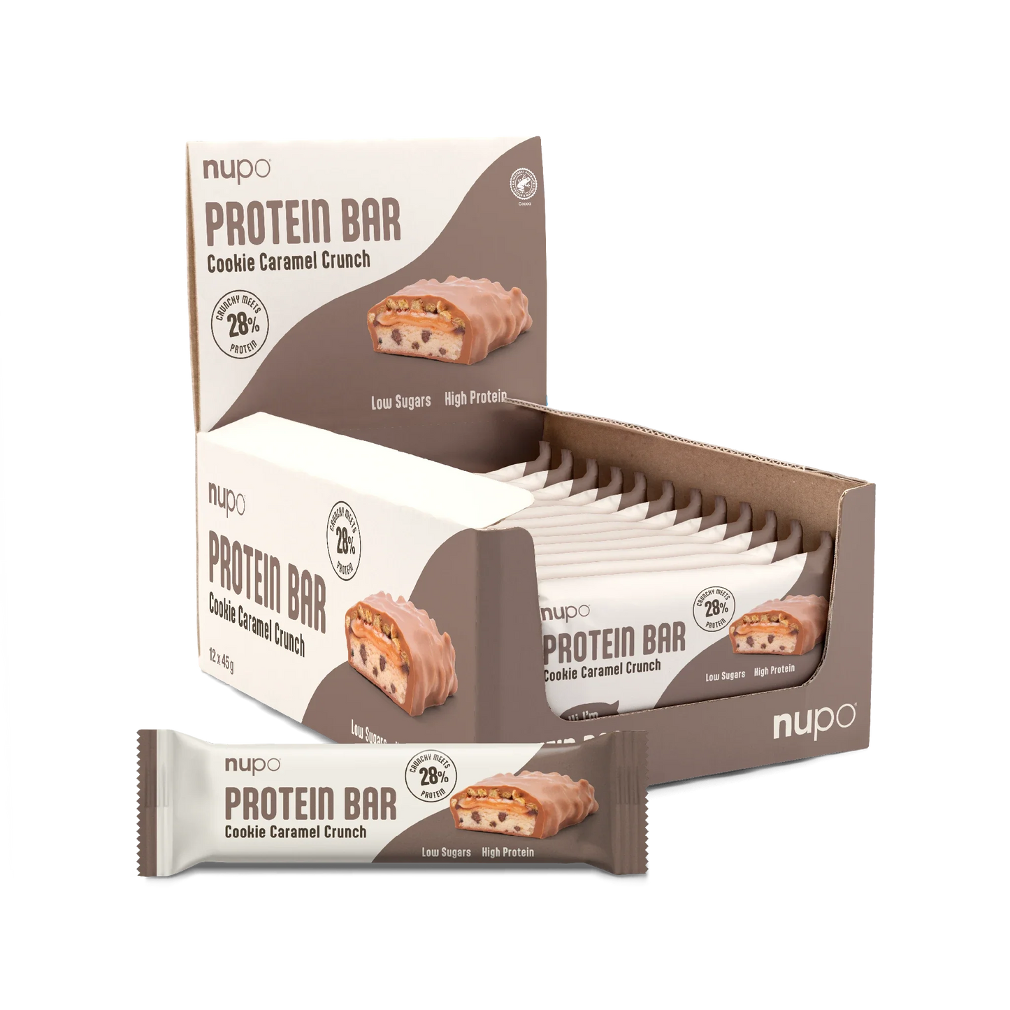 NUPO proteinová tyčinka Cookie Caramel