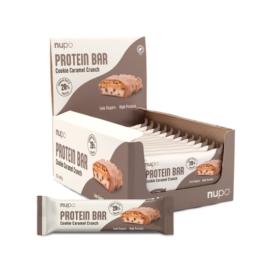 NUPO Proteinová tyčinka Cookie Caramel 12 ks