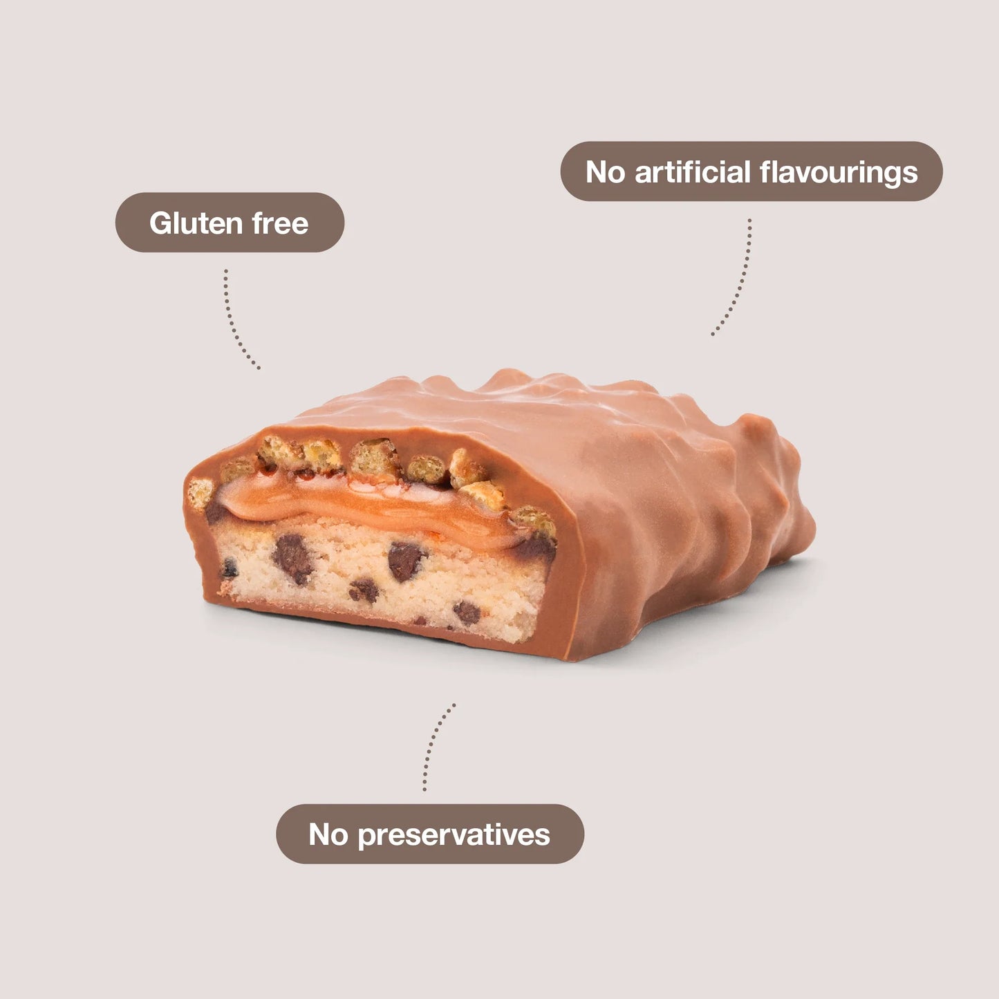 NUPO Proteinová tyčinka Cookie Caramel 12 ks