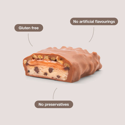 NUPO Proteinová tyčinka Cookie Caramel 12 ks