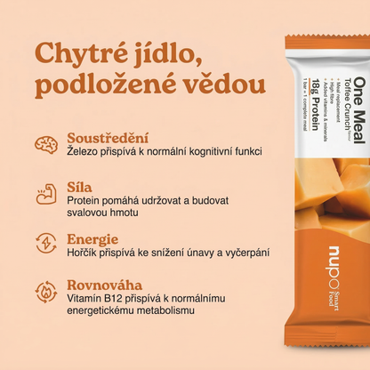 NUPO Tyčinka One Meal Křupavý Karamel