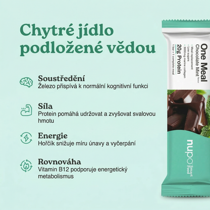 NUPO Tyčinka One Meal Čokoláda-máta