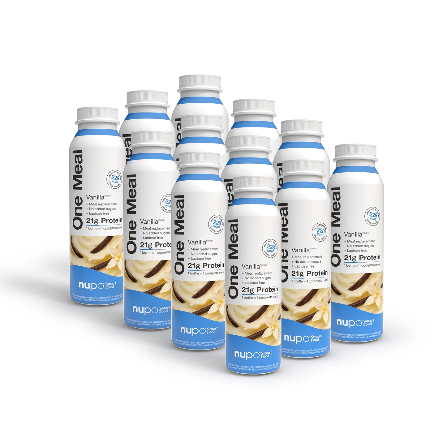 NUPO One Meal +Prime nápoj Vanilka - bez laktózy - 12 ks