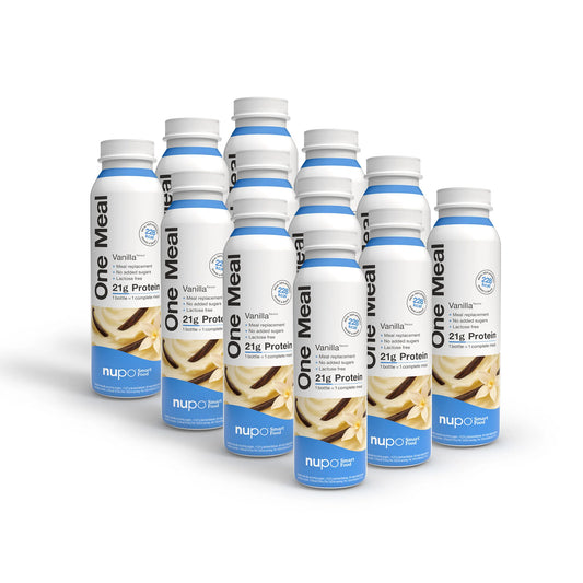 NUPO One Meal +Prime nápoj Vanilka - bez laktózy - 12 ks
