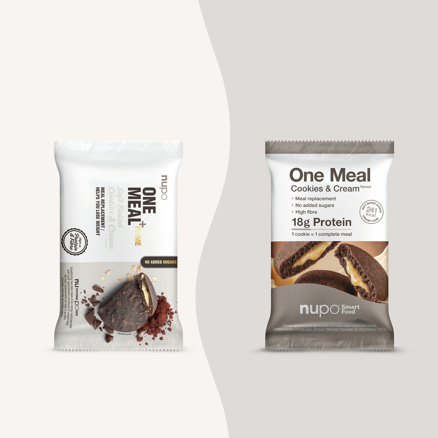NUPO Koláček ONE MEAL +Prime Cookies & Cream