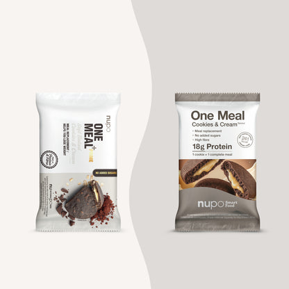 NUPO Koláček ONE MEAL +Prime Cookies & Cream